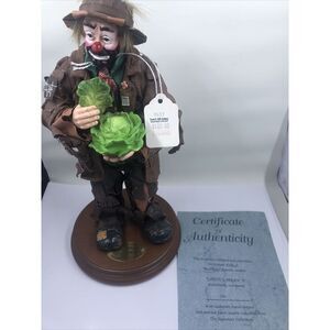 Emmett Kelly “Real Rags” Collection “Eating Cabbage 2” issued #000504. Read